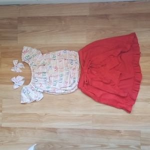 Girls Sparkle and pink outfit